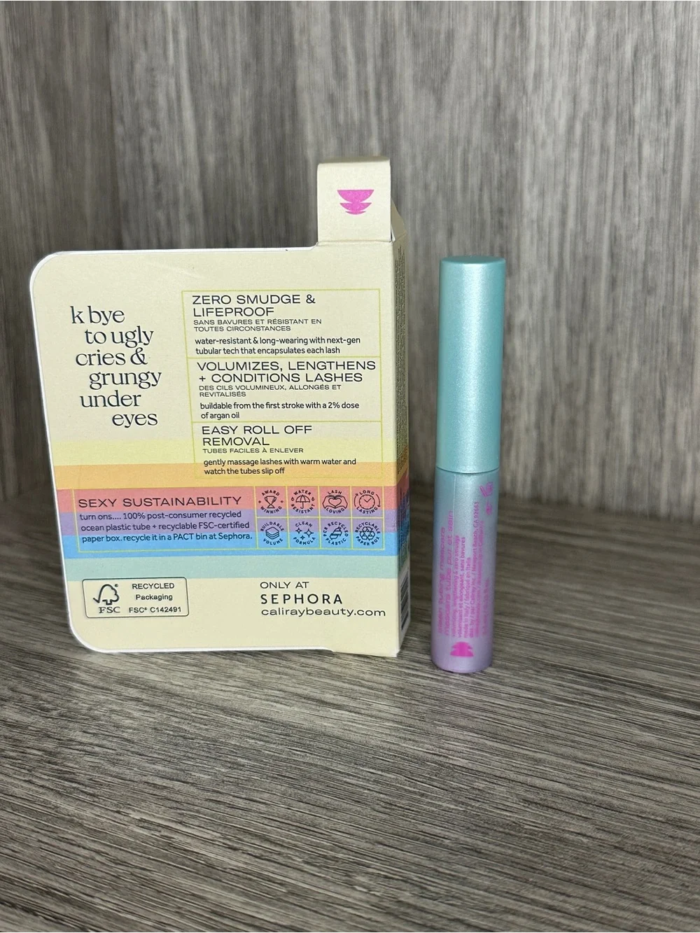 Caliray Come Hell or High Water Clean Tubing Mascara - Travel size